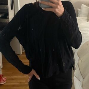 Vince Black Long Sleeve Women's Top